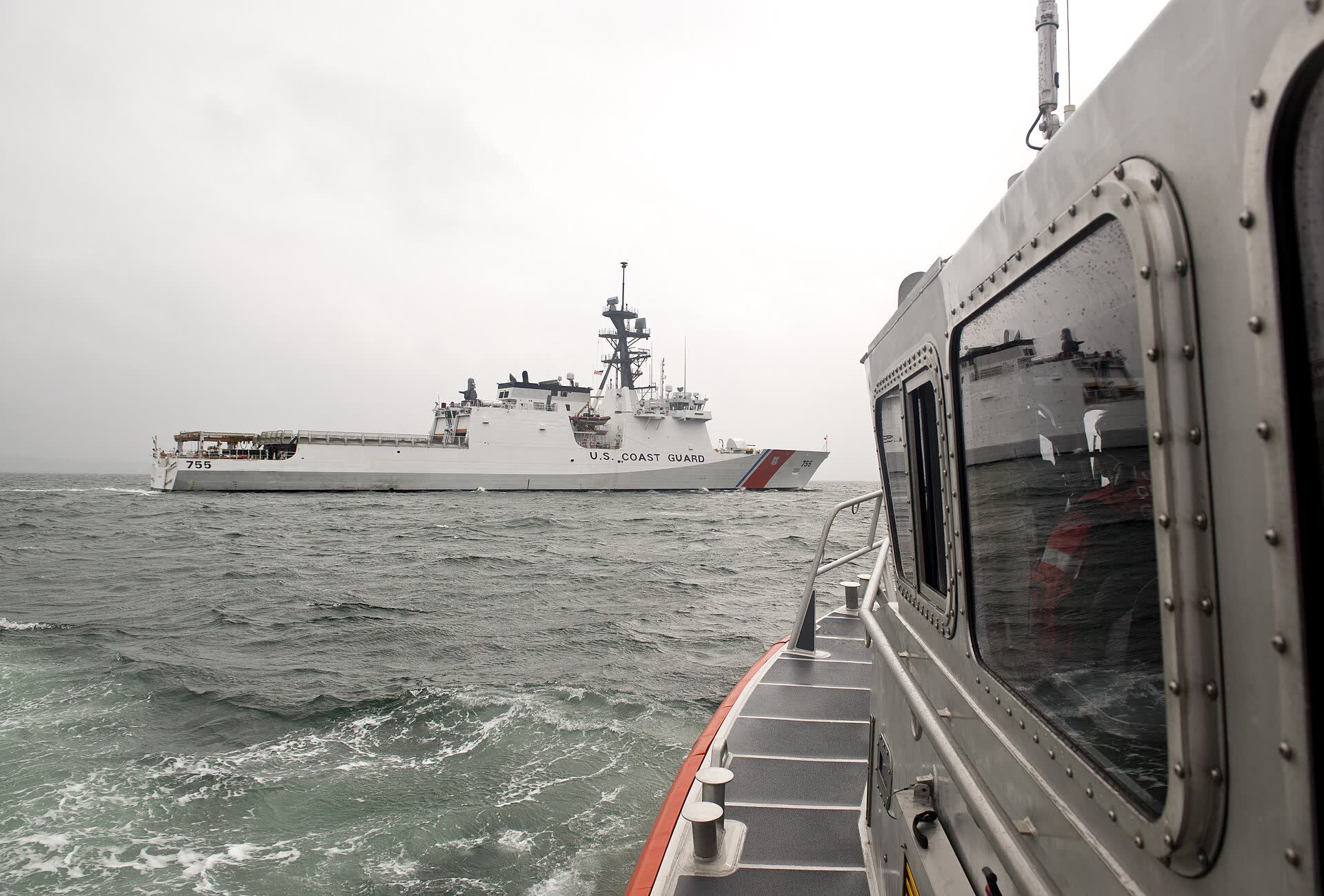 U.S. Coast Guard Cutter Munro underway